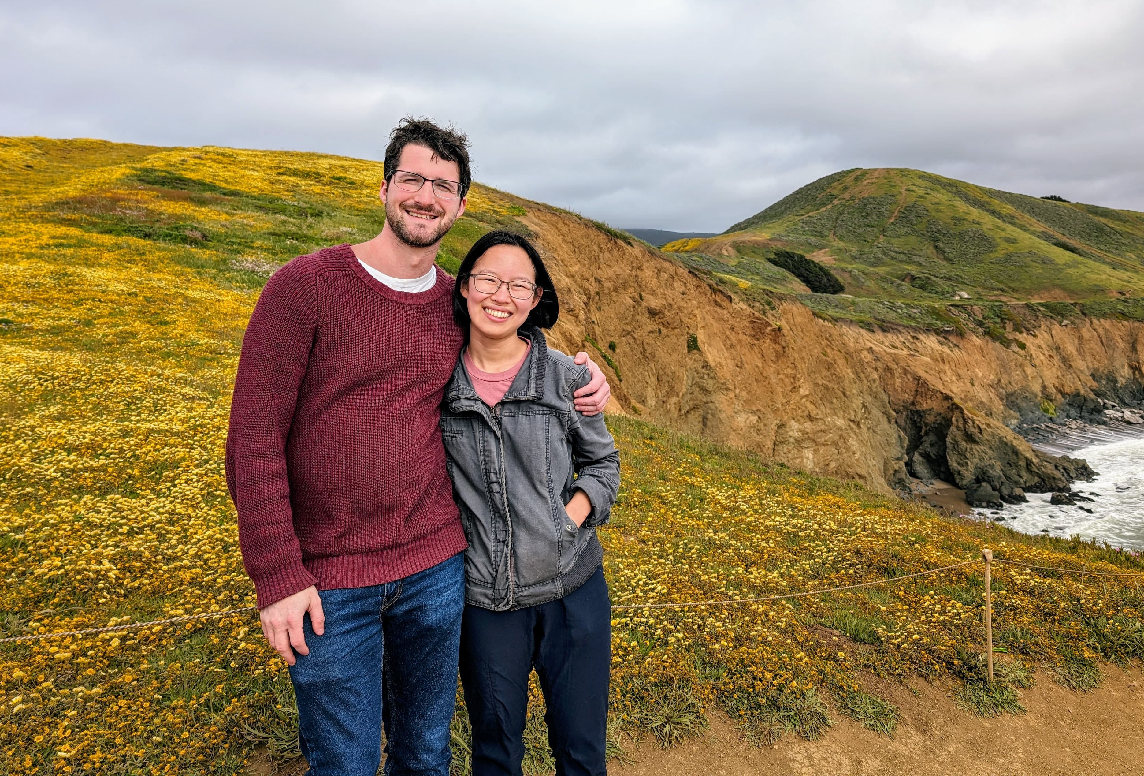 Picture of Marianna and Ryan at Mori Point